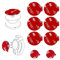 Volport Adesivo 3M VHB Biadesivo Extra Forte per Popsocket Base, 6 Pezzi 35mm Adesivi Nastro Tondo di Montaggio, 2 Pezzi 23mm per Porta Cellulare Auto, Impermeabile e Resistente alle Alte Temperature