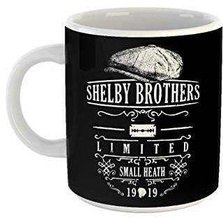 clothinx Kaffeetasse mit Aufdruck Peaky Blinders Shelby Brothers | Gangs of Birmingham Design - ideal Für Serien-Fans | Versüß dir die Wartezeit auf die Neue Staffel