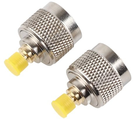 2 Stücke RF Stecker Koaxial Adapter N Stecker auf SMA Buchse Test Converter 0-6 GHz Frequenz Kupfer vergoldet