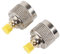 2 Stücke RF Stecker Koaxial Adapter N Stecker auf SMA Buchse Test Converter 0-6 GHz Frequenz Kupfer vergoldet