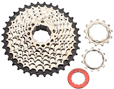 BESNIN Kassette für Mountainbike 9 Fach 11-36T 11-13-15-17-21-24-28-32-36T Kassette Fahrrad-freilauf (9-Fach 11_36T)