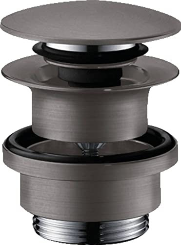 hansgrohe Ablaufgarnitur Push-Open für Waschtisch- und Bidetmischer Brushed Black Chrome