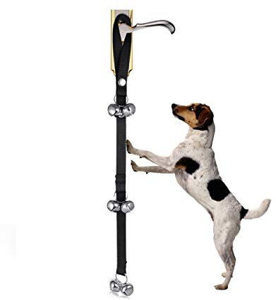 TopHomer Dog Puppy Doorbells, Length Adjustable Loud Dog Puppy Potty Toilet House Training Bells with Six Bells