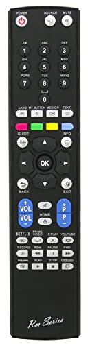 RM-Series Replacement Remote Control for JVC LT-32C795 32 Smart LED TV with Built-in DVD Player