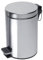Papelera Plateado Acero Inoxidable Redondo 20 L