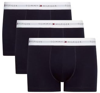Tommy Hilfiger 3P Trunk UM0UM02761 Boxer, Multicolor (Desert Sky/Desert Sky/Desert Sky), S (Pack de 3) para Hombre