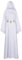 YANVS Prinzessin Leia Kostüm Damen Weißes Kleid Langes Cosplay Prinzessin Leia Kleid für Halloween Outfit