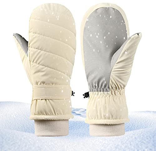 Ski-Fäustlinge, wasserdichte Ski-Fäustlinge, Winter-Thermo-Handschuhe, für den Winter, Geschenke für Mädchen