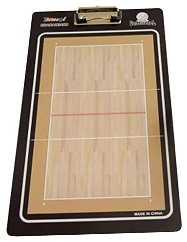 BESPORTBLE Magnetisches Whiteboard Coaching-Board Abwischbares Volleyball-Klemmbrett Volleyballfeld-Brett Schreibblock Datei-Organizer-Halter Für Sporttraining Büroschule Taktische Ausrüstung