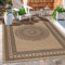 Carpetsale24 In & Outdoor Läufer Teppich 80x150 cm – Wetterfester Flachgewebe Balkon Teppich in Jute-Optik – Pflegeleicht für Küche, Flur & Terrasse