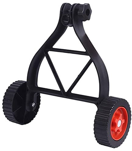 Veeteah String Trimmer Wheel, Adjustable Support Wheels Auxiliary Wheels Mower Attachment, 26mm-28mm Portable String Trimmer Mower for Trimmer Grass Cutter String Trimmer