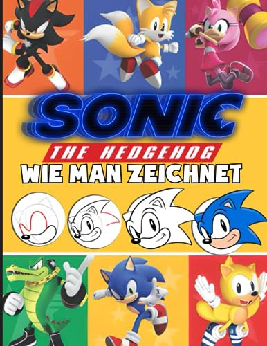 Wie Man Zeichnet Sᴏníᴄ: Lernen Sie, 24 Videospielcharaktere für Kinder und Anfänger zu zeichnen.
