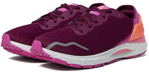 Under Armour Damen HOVR Sonic 6 Laufschuh, (500) Purple Gemini/Vivid Magenta/Flare Orange, 8.5