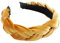 scicent Haarreif Samt Haarreifen Flechtoptik Haarband Tracht Vintage Headband Geflochten Stirnband Breit Haarband Mode Haarschmuck Kopfband für Damen und Mädchen 9506
