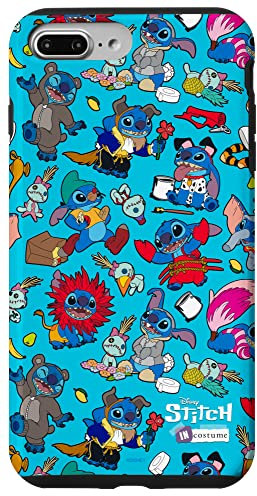 iPhone 7 Plus/8 Plus Disney 100 Stitch in Costume Disney Characters and Scrump Case