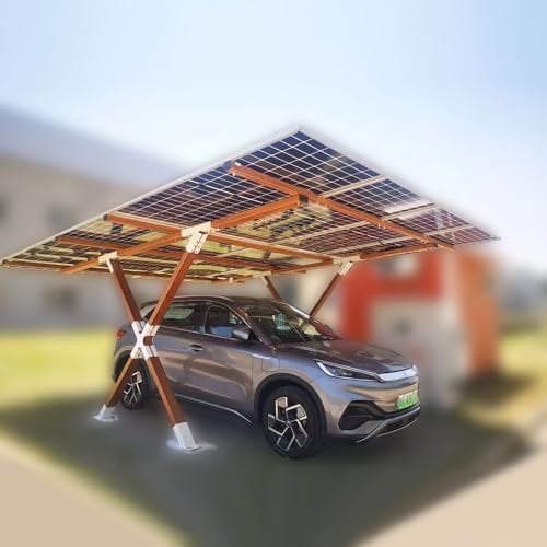 plenti SOLAR Carport X Komplett Set Bausatz für einen PKW inkl. PV Anlage 5,8 kWp