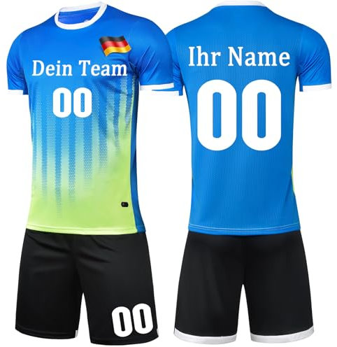 KILUZARNO Personifizieren Handball Trikot Set - Benutzerdefiniert Handball Trikot Kinder Erwachsene mit Namen Nummer Team Logo
