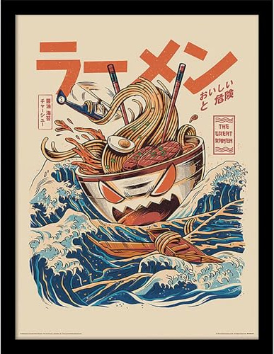 Ilustrata - bedruckt Great Ramen (40 cm x 30 cm) (Bunt)