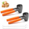 HENGBIRD 2 Pezzi Schiaccianocis con Manico in Legno, Universale Schiaccia Noci con 2 Aghi da Noce, Schiaccianoci per Nocciole, Noci, Mandorle, Pistacchi