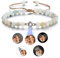 CrystalTears Armband mit Foto personalisierte Projektion Armband im Stein Amazonit Perlenarmband Benutzerdefinierte Valentinstag Geschenke