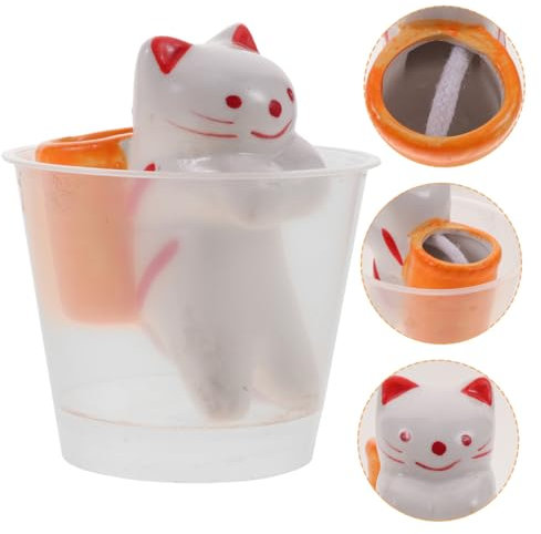 BESPORTBLE Kreativer Selbstbewässernder Tier-pflanztopf Blumentopf Desktop-Ornament Katzen-Design Für Die Innendekoration