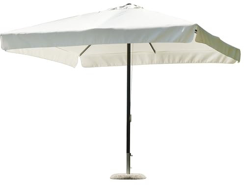 Gruppo Maruccia - Ombrellone 3x3 Metri - Palo Centrale in Alluminio - Per Giardino, Bar, Ristoranti - Uso domestico e Professionale