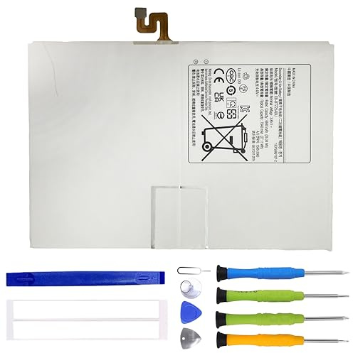 ERYNK EB-BT725ABU Ersatz Akku Für Samsung Galaxy Tab S6 10.5 SM-T860, SM-T865 Ersatzbatterie with Werkzeugsatz
