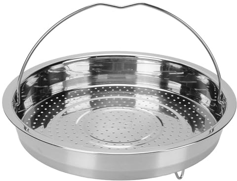 Stainless Steel Vegetable Steam Basket with Handle, 304 Food Rack for Cooking, Cookware Pot, High Pressure Pot, Soup Pot, Steam Pot, etc. (304 stainless steel)