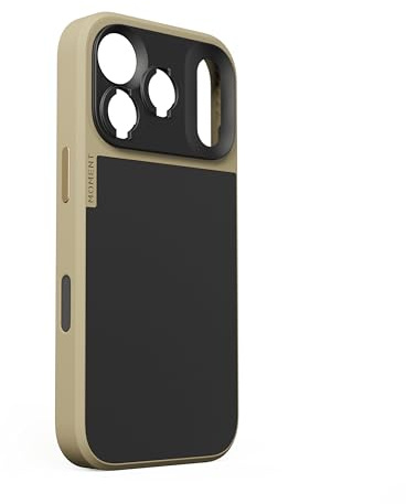 MOMENT Camera Case for iPhone 17 Pro | MagSafe | Kompatibel mit QuickLock Filters, T-Series Lenses und Drop-In Mount separat erhältlich | Tan