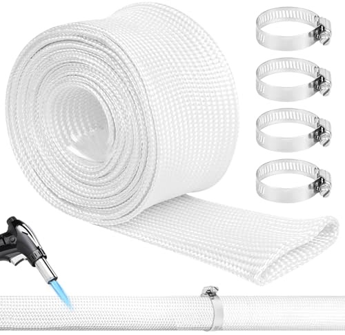 Manguera de Escape 30MMx300CM Manguito de Fibra de Vidrio Coche Calentador Tubo de Escape Manguera de Aislamiento de Alta Temperatura Para Calentador Aire Diesel Para Generador