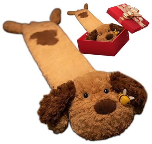 Wärmflasche,75 cm Lange Plüsch Biene und Hund Wärme Zubehör - Heißwasser Pack | Für Nacken Und Rücken Periode Tier Winter Büro Schule Reise Hotel Nacht