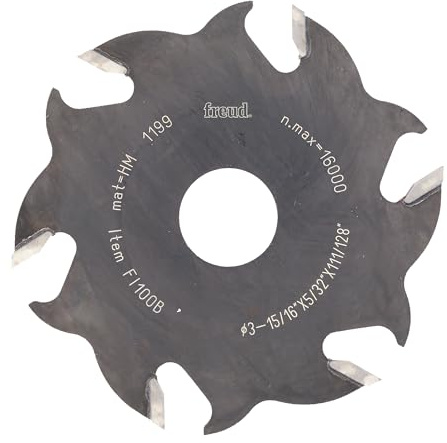 Freud FI100 Replacement 4-Inch 6 Tooth Blade for Freud and Other Biscuit Joiners