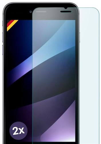 moex Glas kompatibel mit iPhone 6s Plus / 6 Plus - Folie Matt aus Glas, Anti Reflex Displayschutz kratzfest, Matte 9H Schutzfolie, 2x Stück