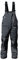crazy4sailing Herren Segelhose Bergen Lange Latzhose wasserdicht, Farbe:Carbon/schwarz, Größe:L