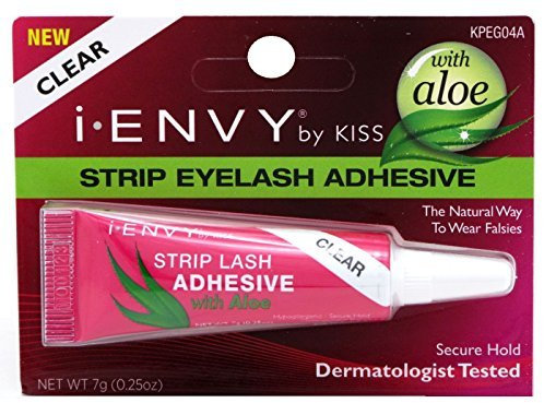 Kiss I Envy Clear 04 Eyelash Adhesive Strip With Aloe 0.25oz by kiss i envy