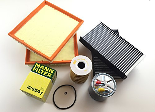 Ölfilter 2 x Luftfilter 2 x Aktivkohlefilter Kraftstofffilter W164 X164 420 CDI 450 CDI