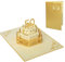 LINPOPUP®, LIN17326, POP UP Karten, Hochzeit, 50. Hochzeitskarten, 50. Jahre Hochzeitstag, Grußkarten Hochzeit, Glückwunschkarten Hochzeit, 50. Hochzeitsjubiliäum, 50. Jahre, N212