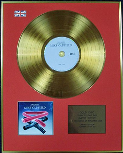Century Music Awards Mike Oldfield – Ltd Edition CD 24 Karat beschichtete Goldscheibe The Very Best Of