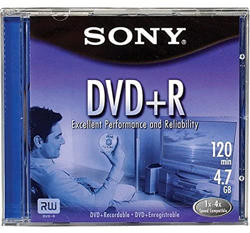 Sony – DVD + R – 4.7 GB – Jewel case – Storage media