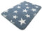 Meusch Badteppich Stars, Polyester, stahlblau, 90 x 60 x 1.5 cm