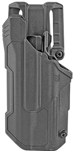 Blackhawk T-Series L2D LB Duty Holster Glock 17 + TLR 1/2 (Links, Schwarz)