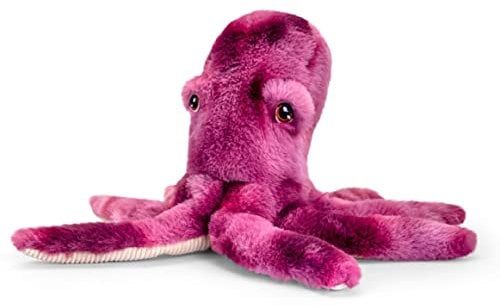 tachi Stofftier Krake, Plüschtier Oktopus 33 cm, Kuscheltier Tintenfisch lila