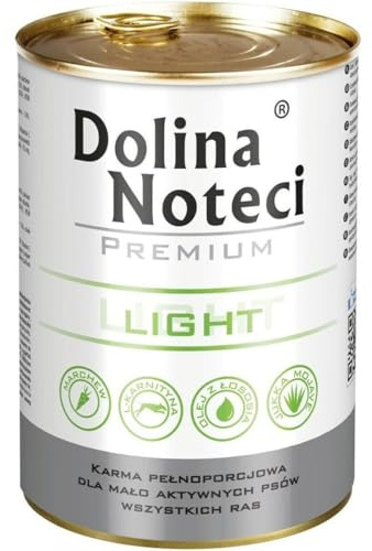 Dolina Dog Nassfutter für Hunde, 400 g, Light Can / 24