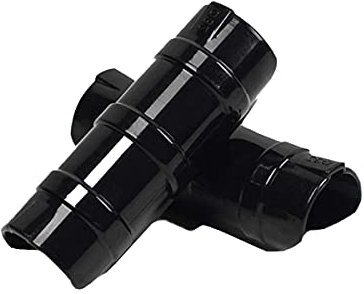 HH-LIFE Lot de 24 clips de tube de serre pour tube de Ø31 ~ 33 mm, noir
