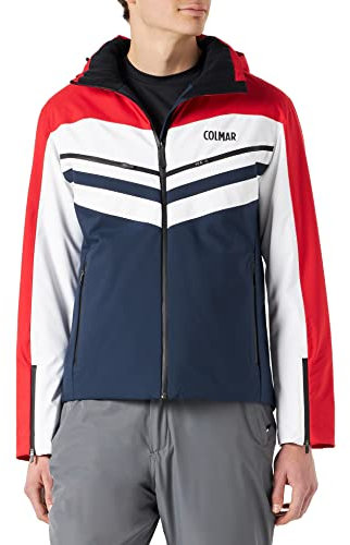 Colmar Herren Skijacke-1385 Jacke, Blue Black-Fuoco-Bia, 48