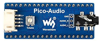Audio Expansion Module for Raspberry Pi Pico, Headphone and Speaker Signal Output at The Same Time, Wide Range Audio Sampling Rate
