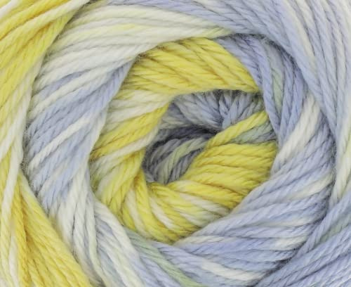 King Cole Fjord DK Yarn - 100g Ball - Self-Patterning Fair Isle Effect Double Knitting Yarn (100% Anti-Pilling Acrylic) (4564 Bok)