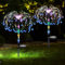 Solarlampen für Außen Garten, XRR 2 Stück 120 LED Solar Feuerwerk Licht 2 Modi Solarleuchten Garten Deko mit 7 Farbwechselnde Wasserdicht Gartenleuchten für Patio, Rasen,Wege, Fest Deko(Mehrfarbig)