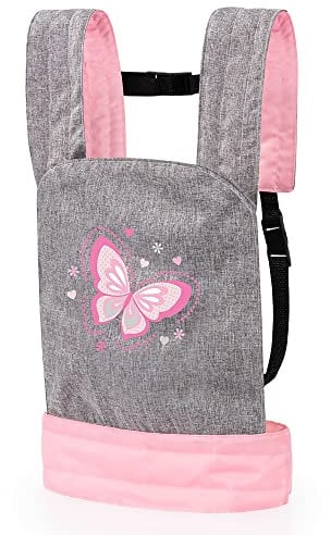 Bayer Design 62233AA Puppentrage EasyCarry, gepolstert, verstellbare Riemen, hinten und vorne tragbar, für Puppen und Plüschtiere