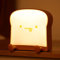 LOVERUIS Nachtlicht für Kinder, Baby, Nachttischlampe, Brot, niedliche Kawaii, wiederaufladbar, Geschenk für Babys, Mädchen (Essen)